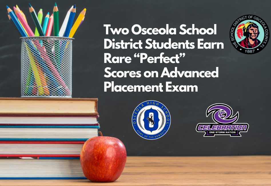 Osceola School District Students Earn Rare “Perfect” Scores on Advanced