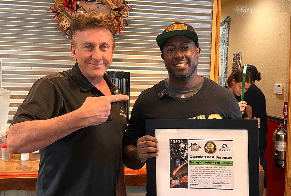 Granny’s Southern Smokehouse Does It Again: Voted ‘Osceola’s Best Barbecue’ by Community, Positively Osceola
