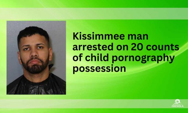 Osceola Deptuties arrest Kissimmee man on 20 counts of child pornography possession