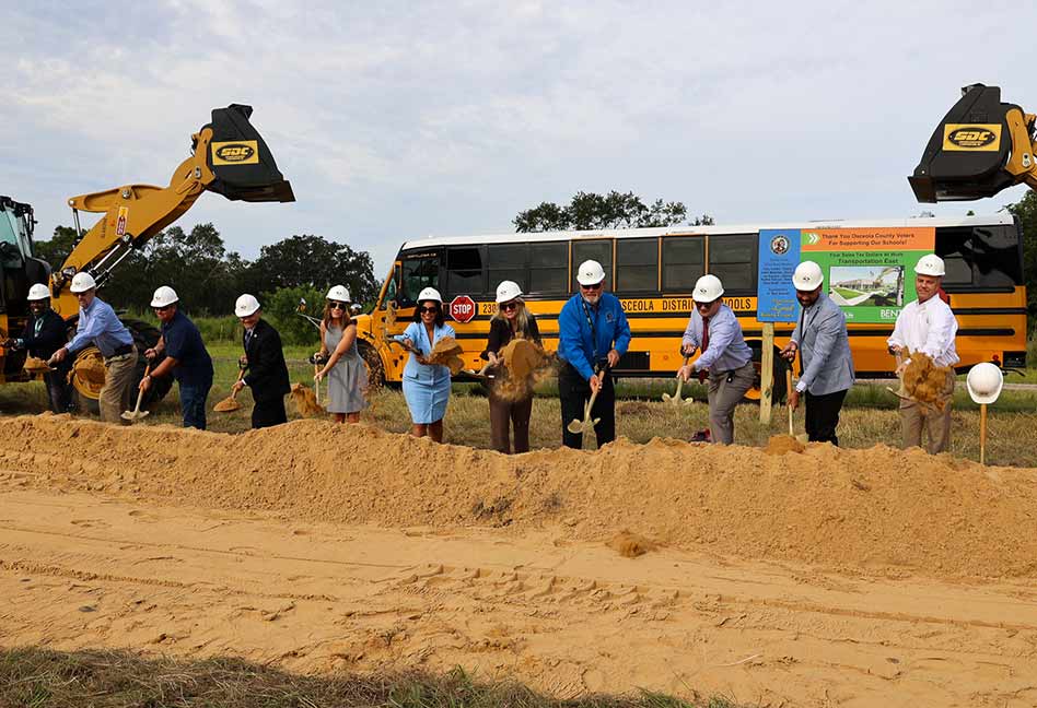 Osceola County School District Breaks Ground On New School Bus