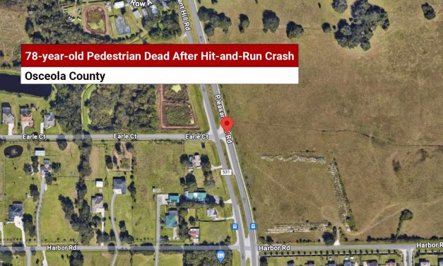 78-year-old pedestrian dead after hit-and-run crash early Sunday morning in Osceola County, FHP says