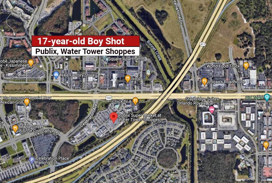 17-year-old boy shot in the back outside Publix near Celebration, Sheriff says