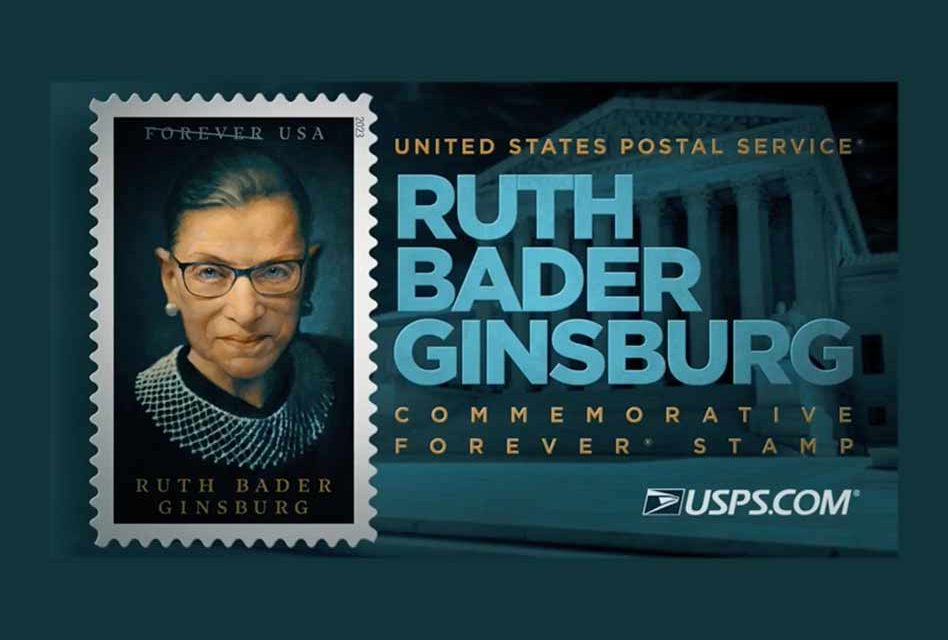U.S. Postal Service Commemorates Legacy of Ruth Bader Ginsburg