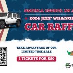 Don’t Miss Out: One Hour Left to Enter the Osceola Council on Aging’s Exciting Jeep Raffle – 11:59am