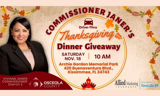 Osceola Commissioner Viviana Janer to Host Thanksgiving Dinner Giveaway Saturday November 18