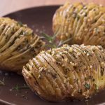 Garden Fresh: Florida Hasselback Potatoes with Garlic and Herbs