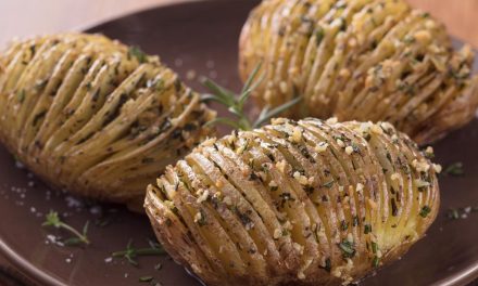 Garden Fresh: Florida Hasselback Potatoes with Garlic and Herbs