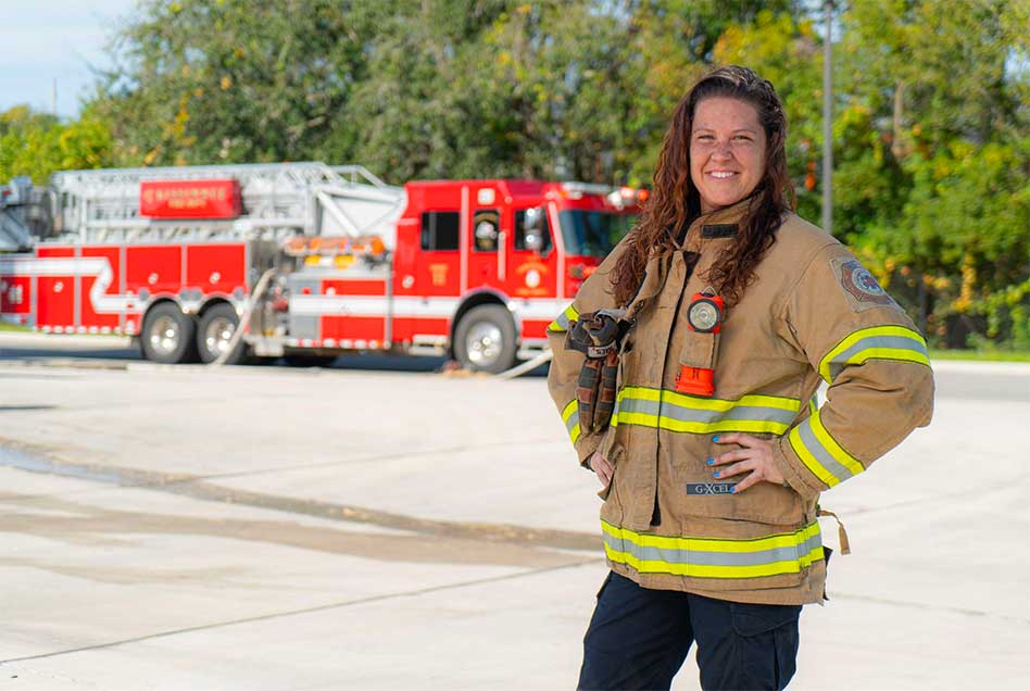 Meet the ‘Heart’ of the City of Kissimmee Fire Department’s Firefighting Team, Firefighter/Paramedic Jamie Steffen