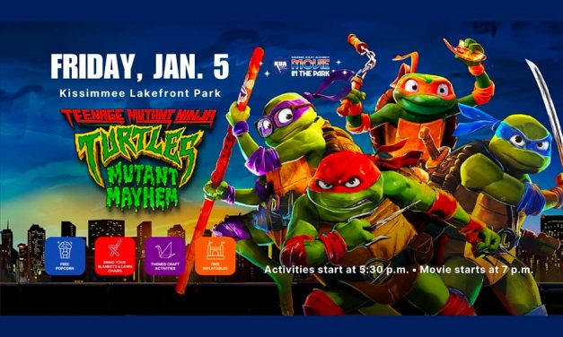 KUA to host free Movie in the Park featuring ‘Teenage Mutant Ninja Turtles Mutant Mayhem’ Friday January 5 at Kissimmee’s Lakefront Park