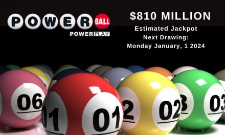Powerball Jackpot Rolls into New Year at $810 Million, 5th largest Powerball jackpot and 10th largest U.S. lottery jackpot
