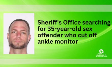 Osceola County Sheriff’s Office searching for sex offender who cut off ankle monitor