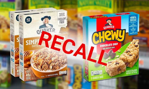 Quaker Oats Issues Nationwide Recall on Chewy Bars and Granola Cereals Amid Salmonella Concerns