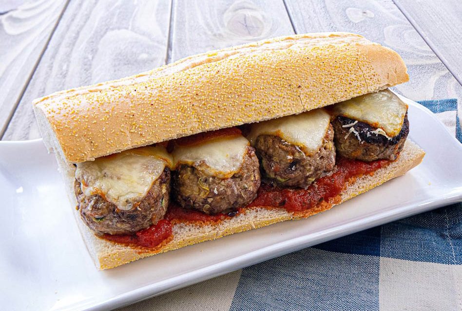 The Floridian Feast: A Beef Meatball Sandwich Extravaganza