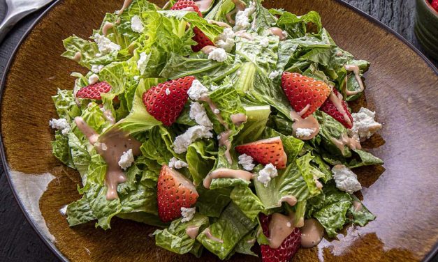 Florida Romaine and Strawberry Salad Delight