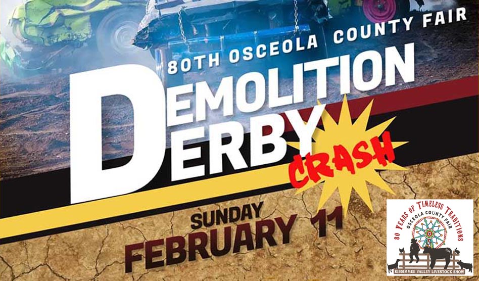 Crash and Bash: The Heart-Stopping Thrill of Osceola County Fair’s Demolition Derby Tonight at 6pm