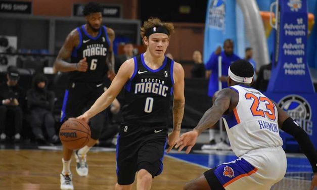 Osceola Magic set two franchise scoring records in victory over Westchester Knicks Thursday Night at OHP