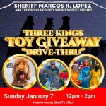 Osceola Sheriff to Host Three Kings Day Toy Giveaway, Today Sunday January 7