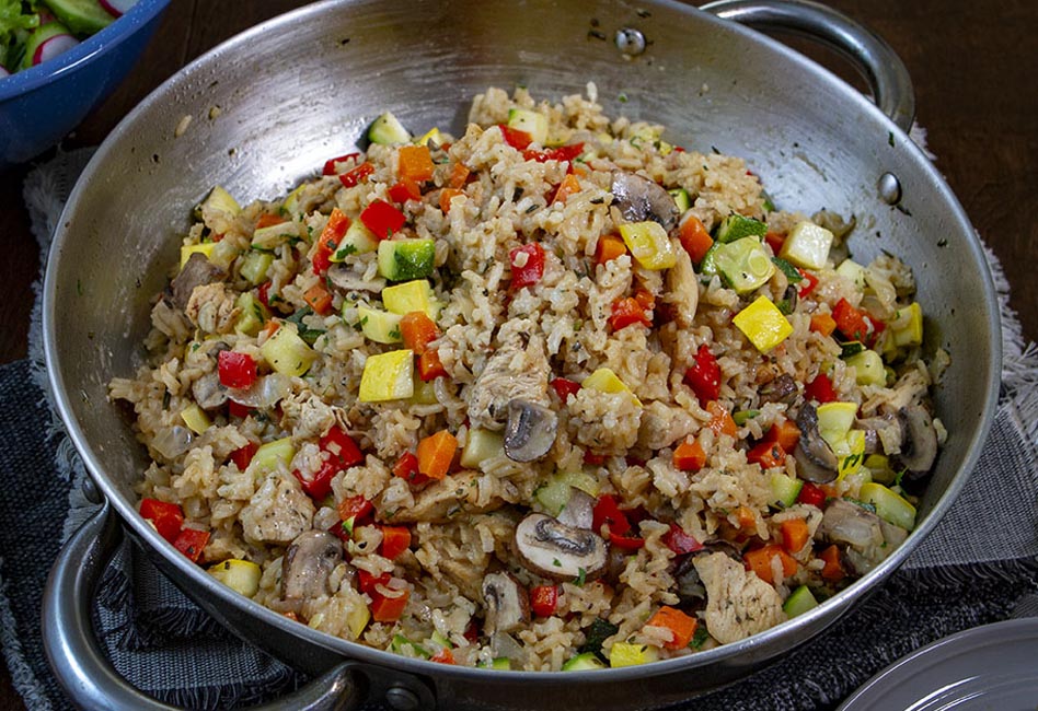Flo Rida In Rice Sunshine State Supper: Florida Chicken and Rice with Garden Vegetables