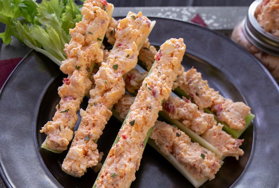 Sunshine State Crunch: Florida Celery with Pimento Cheese