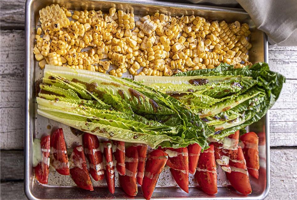 Sunshine Harvest: One Pan Florida Romaine Salad