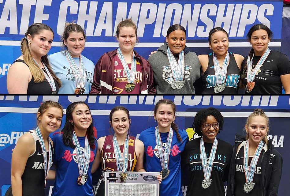 State Champs! St. Cloud’s Butler, Aun Capture 3A Titles in Girls Weightlifting, Toho’s Alexa Woodman Grabs Silver and Bronze
