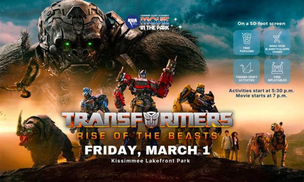 KUA to Host Free Movie in the Park Featuring ‘Transformers Rise of the Beasts’ at Kissimmee’s Lakefront Park This Friday