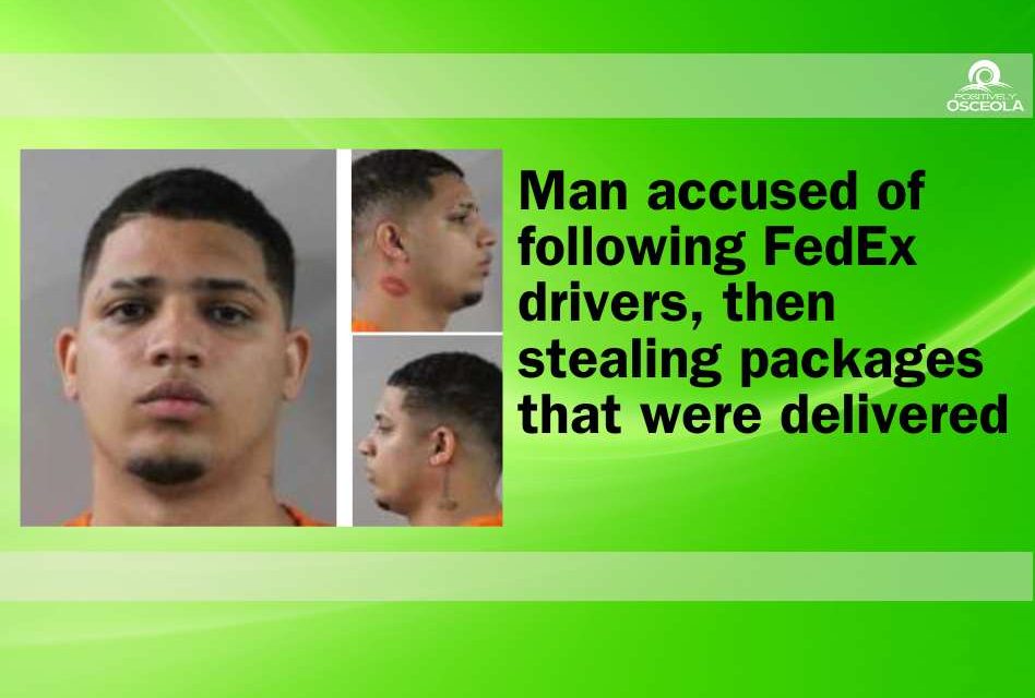 Osceola County FedEx Package Thief Apprehended After Multi-County Investigation