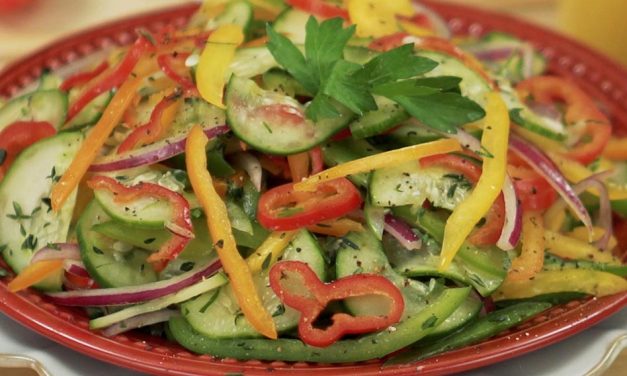 Florida’s Finest: Cucumber & Sweet Pepper Salad