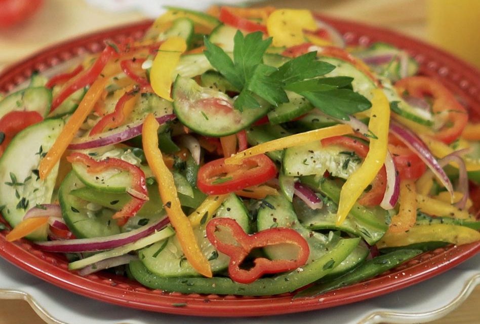 Florida’s Finest: Cucumber & Sweet Pepper Salad