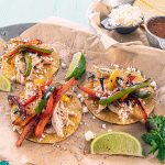 Sunset Sizzle: Positively Delicious Florida Sweet Pepper & Chicken Street Tacos