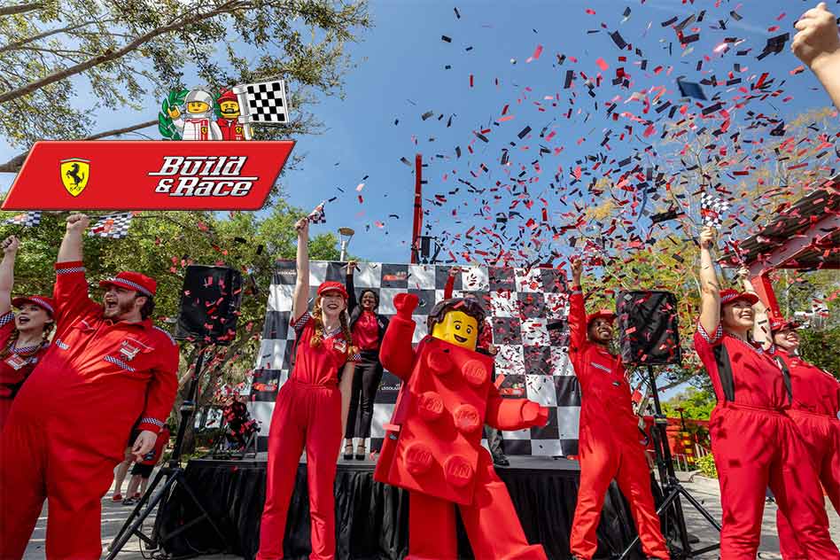 Start Your Engines! LEGO Ferrari Build & Race Now Open at LEGOLAND Florida