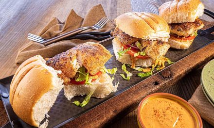 Sizzling Blackened Grouper Sandwiches