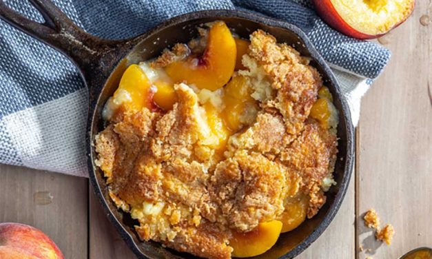 Cowboy Chicken Sweetens Today’s National Peach Cobbler Day with Positively Delicious Free Peach Cobbler