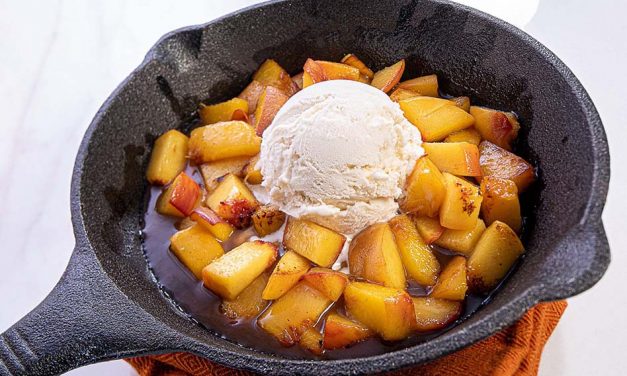 Sunset Sweets: Florida Peach Foster Delight