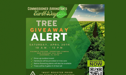 County Commissioner Brandon Arrington to Host Earth Day Tree Giveaway This Saturday
