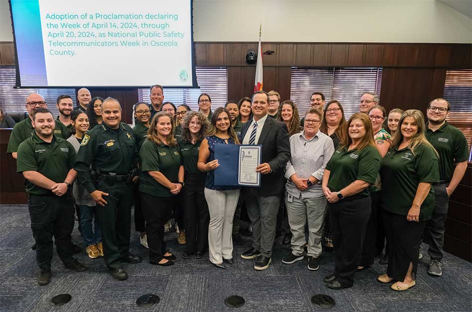 Osceola County Salutes Local “Unsung Heroes” During National Public Safety Telecommunicators Week