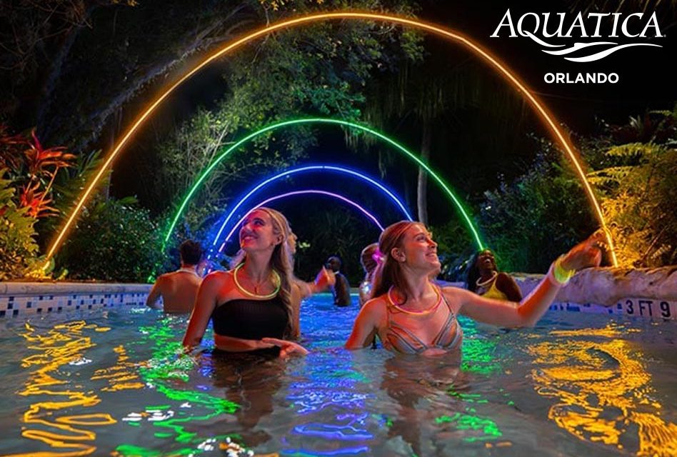Summer Neon Spectacle: Experience AquaGlow at Aquatica from June 7 to August 10