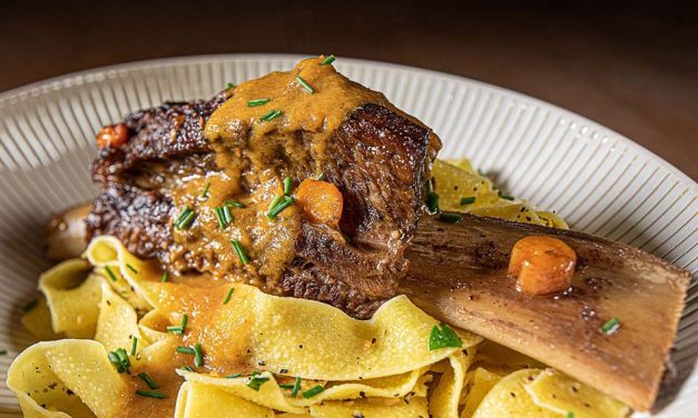 Braised Delights: Florida Short Ribs and Buttered Noodles