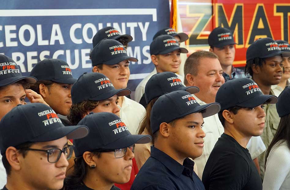 Osceola County Fire Rescue & EMS Hosts Career Signing Day for 20 High School Graduates