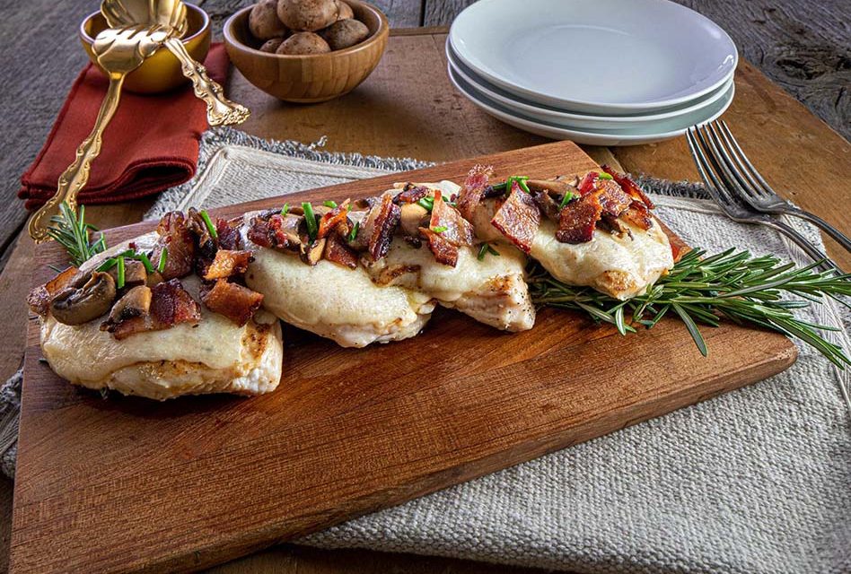 Positively Delicious Savory Sensations: Florida Chicken, Mushroom & Bacon Melt