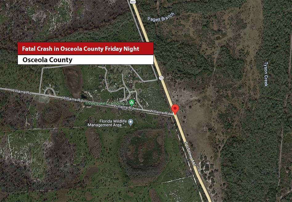 Fatal Crash in Osceola County Friday Night: Pickup Truck Strikes Tree ...
