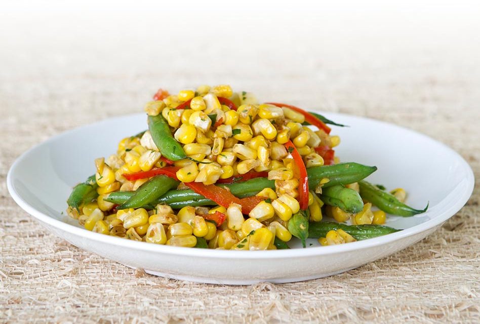 Sunshine Harvest: Positively Delicious Florida Corn, Bean, and Pepper Saute