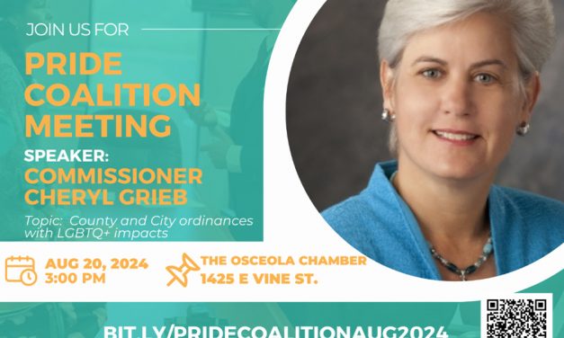 Pride Coalition Meeting: Commissioner Cheryl Grieb