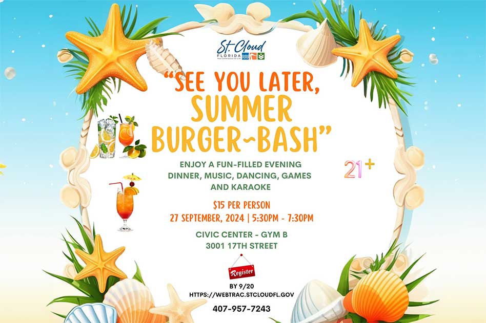 St. Cloud to Host “See You Later, Summer Burger Bash” for Adults 21+