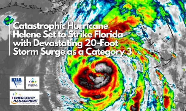 Catastrophic Hurricane Helene Set to Strike Florida with Devastating 20-Foot Storm Surge as a Category 3