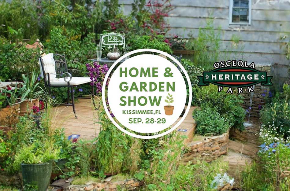 Explore the Latest Home & Garden Trends Today from 11 AM to 5 PM at the Kissimmee Home & Garden Show at OHP!