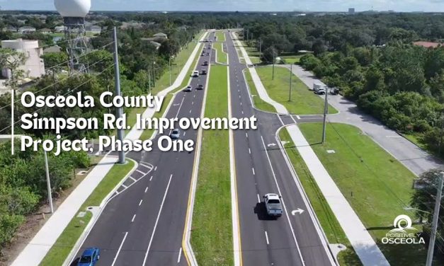 Osceola County Hosts Ribbon-Cutting Ceremony for Completion of Phase One of Simpson Road Improvement Project