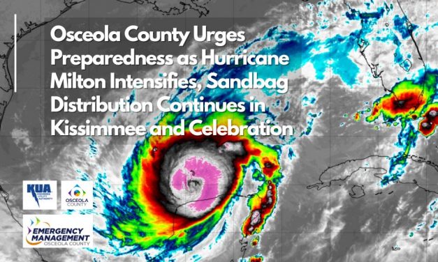 Osceola County Urges Preparedness as Hurricane Milton Intensifies, Sandbag Distribution Continues in Kissimmee and Celebration