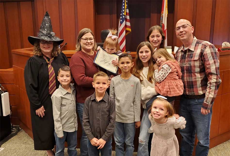 Osceola County Celebrates National Adoption Day, Uniting 13