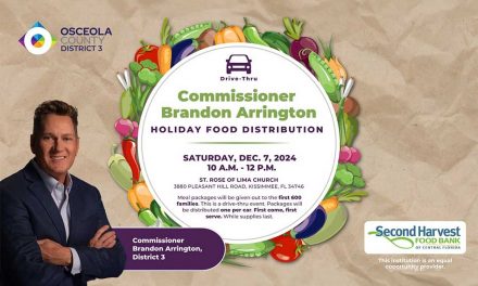 Osceola Commissioner Brandon Arrington Hosts Drive-Thru Holiday Food Distribution to Support Families in Need